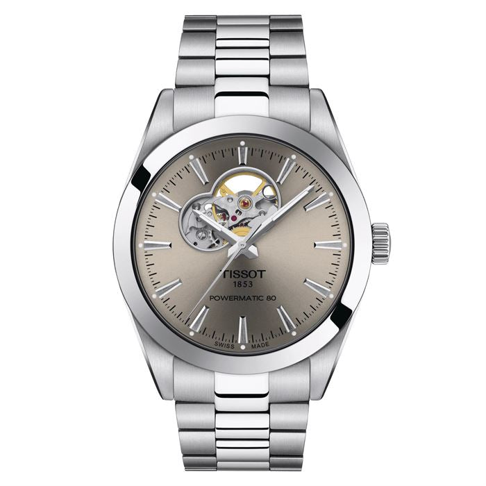 Tissot Gentleman T127.407.11.081.00 Powermatic 80 Open Heart T1274071108100 Erkek Kol Saati *
