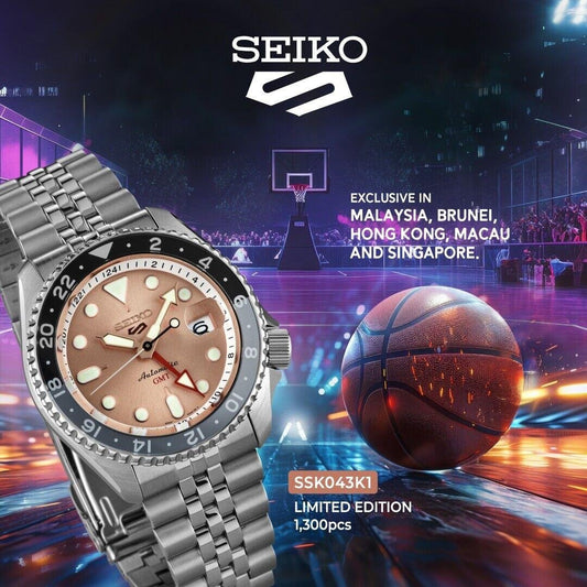 Seiko 5 Sports Otomatik GMT SSK043K Erkek Kol Saati SSK043K1