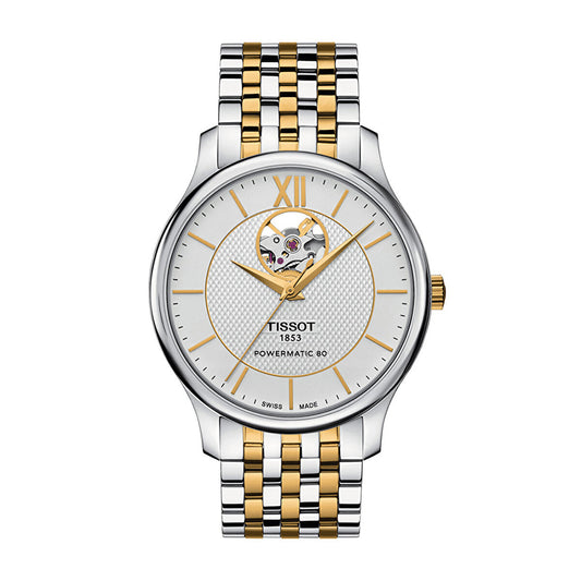 Tissot Tradition Powermatic 80 Open Heart T0639072203800 Erkek Kol Saati T063.907.22.038.00