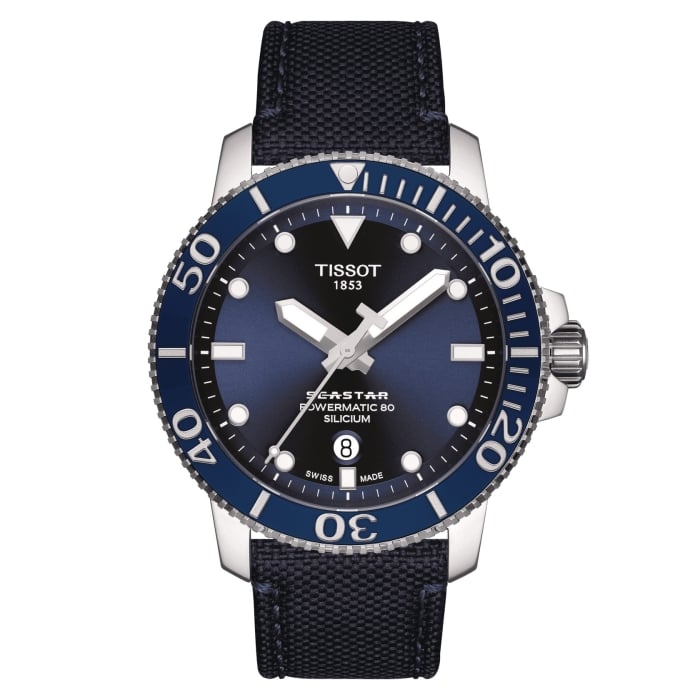 Tissot Seastar 1000 Powermatic 80 Silicium T1204071704101 Erkek Kol Saati T120.407.17.041.01