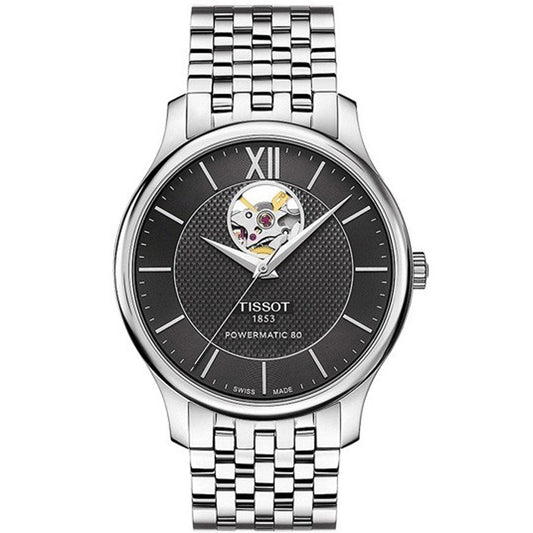 Tissot Tradition Powermatic 80 Open Heart T0639071105800 Erkek Kol Saati T063.907.11.058.00