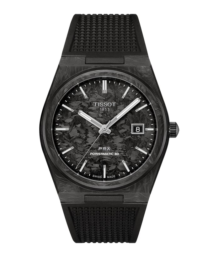 Tissot T1379079720100  PRX Powermatic 80 Carbon Erkek Kol Saati T137.907.97.201.00
